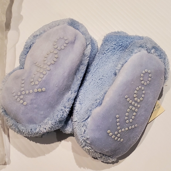 Kaloo Blue Baby Booties - Picture 3 of 3